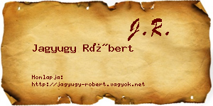 Jagyugy Róbert névjegykártya